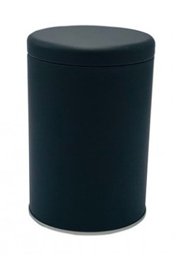 UMB11 - Matt Black Plug Lid Caddy Tin